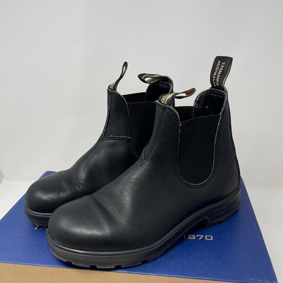 Blundstone Black Classic Leather Chelsea Boots (AU 4) - Picture 3 of 13